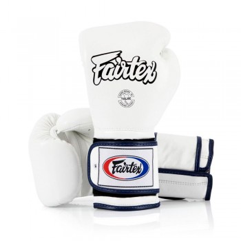 Fairtex BGV9 Боксерские Перчатки Мексиканский Стиль "Heavy Hitter's" Белые